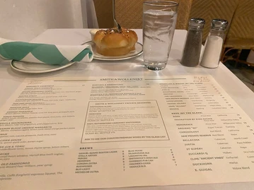 Smith & Wollensky menu photo
