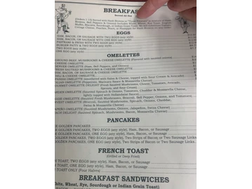 Snooty Fox menu photo