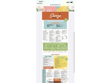 Snooze, an A.M. Eatery menu photo