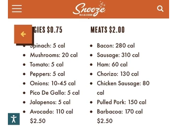 Snooze, an A.M. Eatery menu photo