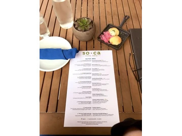 so•ca menu photo