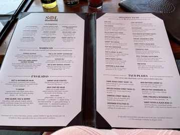 SOL Mexican Cocina menu photo