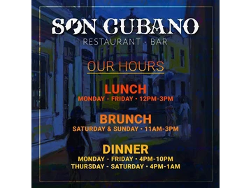 Son Cubano menu photo