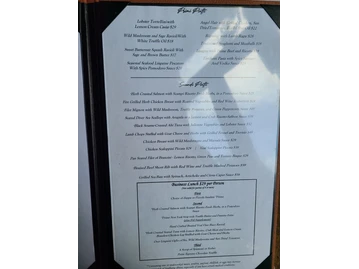 Sorrento menu photo