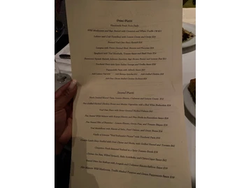 Sorrento menu photo