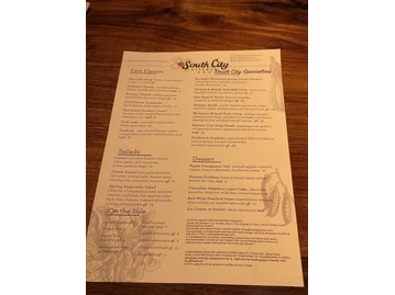 South City Kitchen Avalon menu photo
