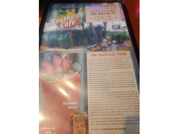 Southside Cafe menu photo