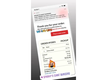 Sparky's Giant Burgers menu photo