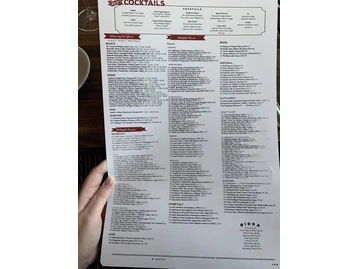 Spiga Cucina Italiana menu photo