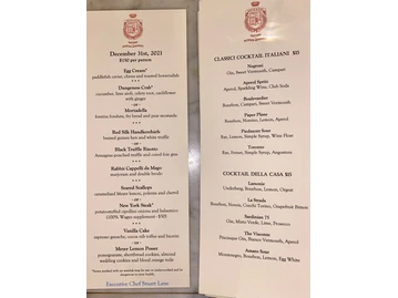 Spinasse menu photo