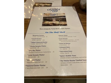 Spoto's Oyster Bar & Blue Point Lounge menu photo