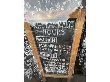 Sprig Restaurant menu photo