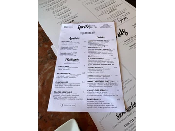Spritz City Bistro menu photo