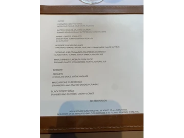 Spruce menu photo