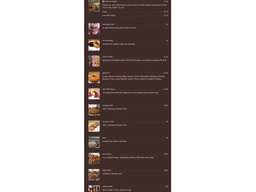 Stan's Donut Shop menu photo