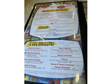 Stardust Diner menu photo