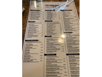 Starwood Cafe menu photo