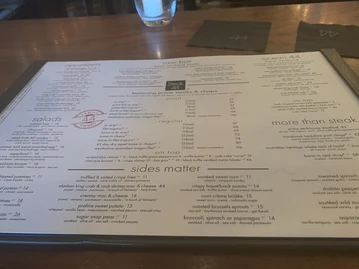 Steak 44 menu photo