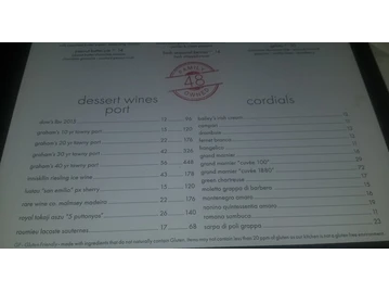 Steak 48 menu photo