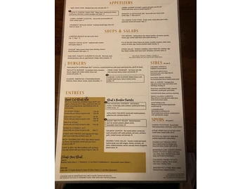 Steak & Bourbon menu photo