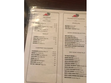 Steakhouse89 menu photo