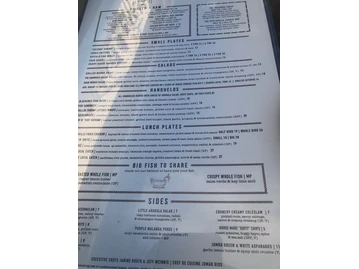 Stiltsville Fish Bar menu photo