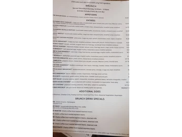 STIR menu photo