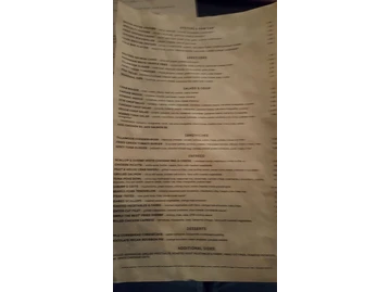 STIR menu photo
