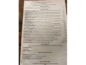 STIR menu photo