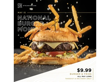 STK Steakhouse menu photo