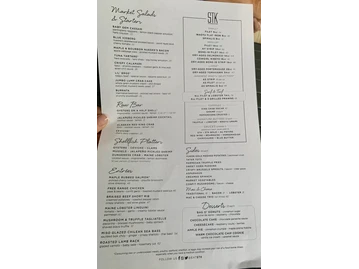 STK Steakhouse menu photo