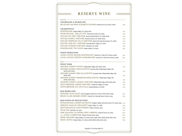 Stock Hill menu photo
