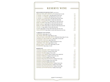 Stock Hill menu photo