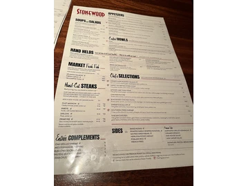 Stonewood Grill & Tavern menu photo
