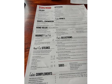 Stonewood Grill & Tavern menu photo