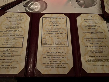 Strip House menu photo