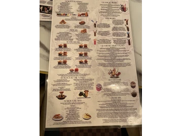 Sugar Factory menu photo