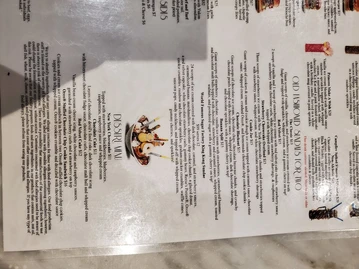 Sugar Factory Orlando menu photo