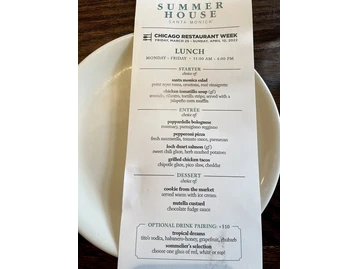 Summer House Santa Monica menu photo