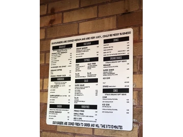 Super Duper Burgers menu photo