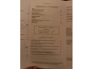 SUSHISAMBA Las Vegas menu photo
