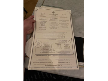 Swift & Sons menu photo