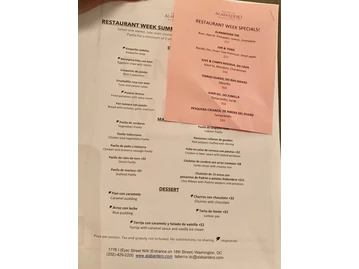 Taberna del Alabardero menu photo