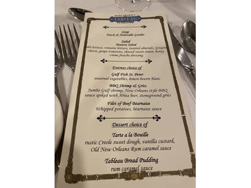 Tableau menu photo