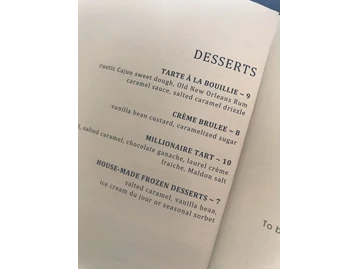 Tableau menu photo