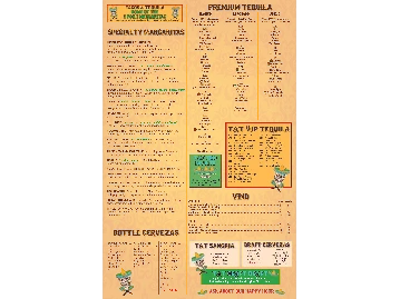 Tacos & Tequila Cantina menu photo