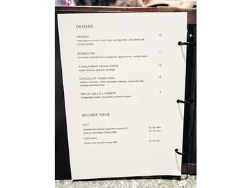 Tagliata menu photo