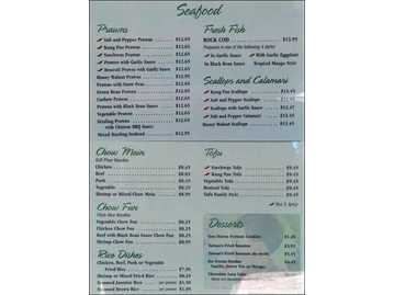Taiwan Restaurant menu photo