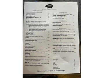 Tally's Silver Spoon menu photo