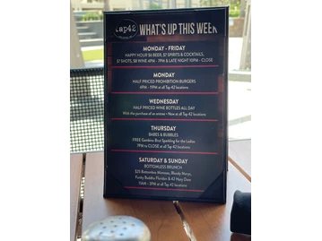 Tap 42 Craft Kitchen & Bar - Boca Raton menu photo